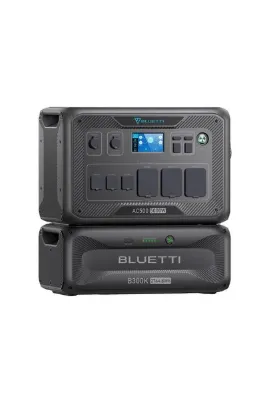 Bluetti AC500 5000W UPS İnverter + B300K 2765Wh Kapasiteli Batarya