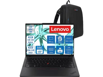 LENOVO ThinkPad T14 G6 DDR5 WUXGA IPS 21QC00CKTXF21 Intel® Core™ Ultra 7 255U 48 GB RAM 256 GB SSD 14 inç FreeDOS Laptop+Çanta Siyah