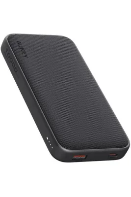 AUKEY PB-Y46 Spark Go 10,000mAh, 15W PD, Fast Charging Power Bank,1xUSB-A and 1xUSB-C, Gray.