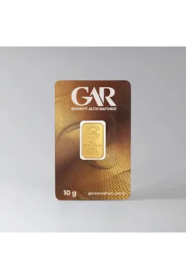 Garanti Altın Rafineri Garanti Gold 10 gr Gram Külçe Altın 24 Ayar
