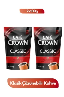 Cafe Crown Klasik Kahve 100 Gr. x 2 Adet