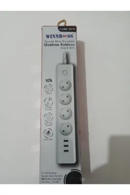 WINNBOSS 4'' lü akım koruma priz YÜCEL YAPI MARKET