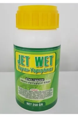 jet wet Yayıcı Yapıştırıcı Ph Düzenleyici İlaç Gübre Etki Artırıcı 1 Adet 250 gr
