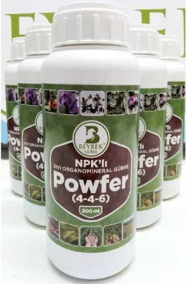 Beybek Gübre Beybek Powfer Sıvı Organomineral Bitki Besini Gübre 500 Ml Beybek