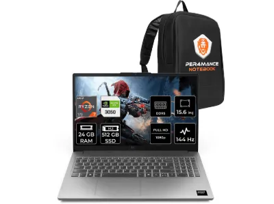 LENOVO LOQ RTX3050 6GB 65W FHD 83S000D9TRP314 AMD Ryzen 7 170 24 GB RAM 512 GB SSD 15,6 inç FreeDOS Laptop+Çanta Gri