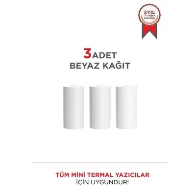 Torima Paper-01 3'lu Rulo Film Beyaz