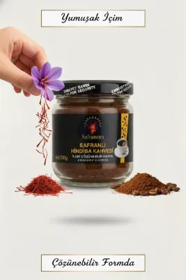 Safranora Safranlı Hindiba Kahvesi 100 Gr. 40 Kullanım - Antioksidan Kaynağı
