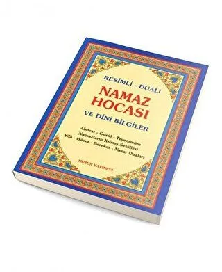 Resimli Dualı Namaz Hocası ve Dini Bilgiler Mavi Kapak