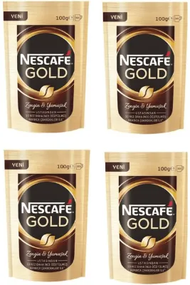 Nescafe Gold 100 gr X 4 Adet