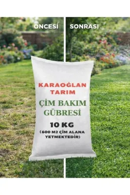 karaoğlan tarım Karışımlı Çim Bakım Gübresi Çim Gelişim Gübresi Çim Coşturan 10 Kg