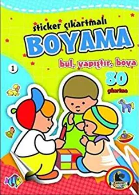 Sticker Çıkartmalı Boyama 6 Kitap Takım