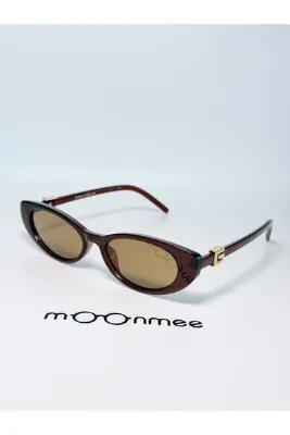 MOONMEE GUXXE Kadın / Kız Cat Eye kahve Güneş Gözlüğü