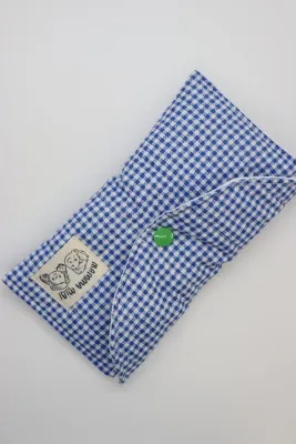 Mamma Mia Home Mavi Mini Pöti Poplin Gözlük Çantası Gözlük Kılıfı Telefon Kılıfı