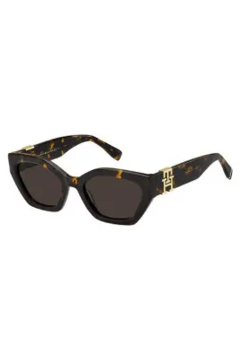 Tommy Hilfiger TH1979/s 08670 Kadın Cat Eye Kırçıllı Kahve Güneş Gözlüğü