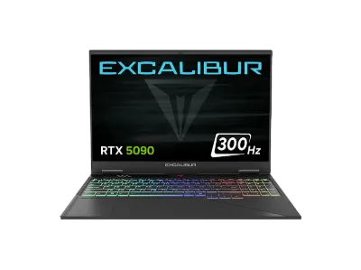 CASPER Excalibur G920 RTX5090 24GB 300Hz G920.1490-EX90H-E i9-14900HX 64 GB RAM 2 TB SSD 16 inç Windows 11 Pro Gaming Laptop Siyah