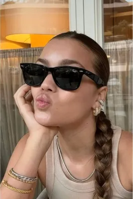 REN EYEWEAR Unisex Çapraz Kesim Wayf Parlak Klasik Güneş Gözlüğü /