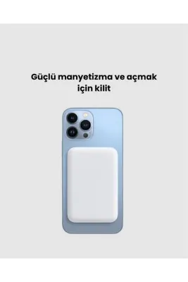 ZERO LAND SVL-SHOP MagSafe Manyetik Powerbank – iPhone İçin Hızlı, Kablosuz ve (202800) Güvenli Şarj