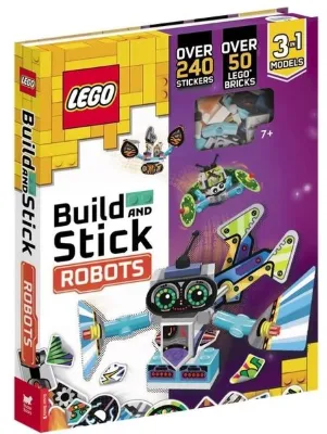 LEGO Books Build and Stick: Robots