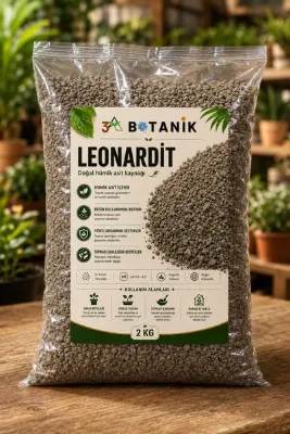 3A BOTANİK Leonardit, 2 KG, Hümik Madde Kaynağı, Doğal Toprak Düzenleyici ve Bitki Gelişim Destekleyici Gübre