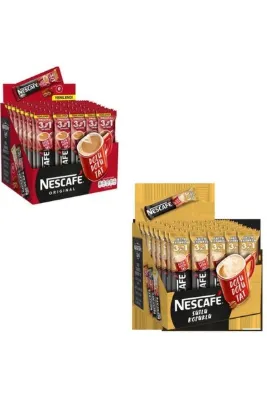 Nescafe 3'ü 1 Arada 2'li Set 48'li (original, Sütlü Köpüklü)