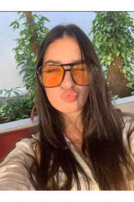 funeyes Reyon Köprülü Asetat Hafif Güneş Gözlüğü Turuncu Camlı Siyah Turuncu Yeni Stil