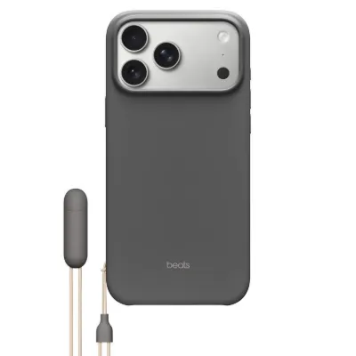 MagSafe özelliği ve Kamera Denetimi düğmesine sahip Beats iPhone 17 Pro Max Kickstand Kılıfı - Granit Grisi