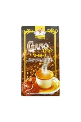 GanoExcel Cafe 3 In 1 Kırmızı Reishi Mantarlı Ganoderma Lucidum Özlü Kremalı Kahve