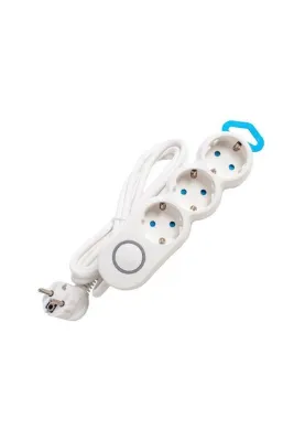 nelerbulurum 3'LÜ AKIM VE ÇOCUK KORUMALI 10 AMPER 3500WATT 2 METRE BAKIR KABLOLU AÇMA KAPAMA TUŞLU GRUP PRİZ