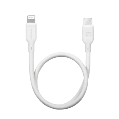 Momax Zero USB-C to Lightning Kablo 30cm - Beyaz