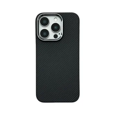 Knit iPhone 16 Pro Kevlar Series Kılıf - Siyah