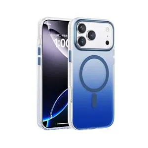 Piili ıPhone 17 Pro Max Gradient Magsafe Kılıf - Mavi