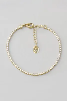 So CHIC... 18 Ayar Sarı Altın Kaplama Gümüş 19 Cm Su Yolu Bileklik
