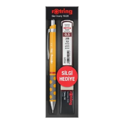 Rotring Tikky Rd 0.5 + Min Silgi Hediyeli Turuncu