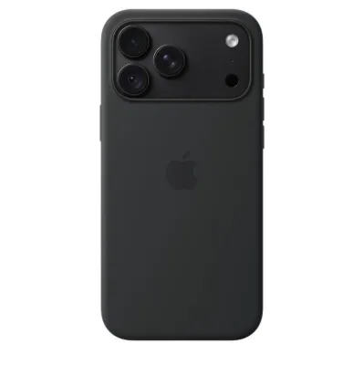 iPhone 18 Pro Max için MagSafe özellikli Silikon Kılıf - Siyah