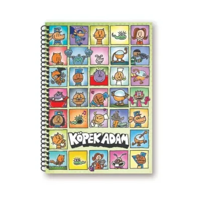 Köpek Adam Çizgili Defter-4