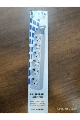 Depa De-pa 6 lı Topraklı grup priz KABLOSUZ