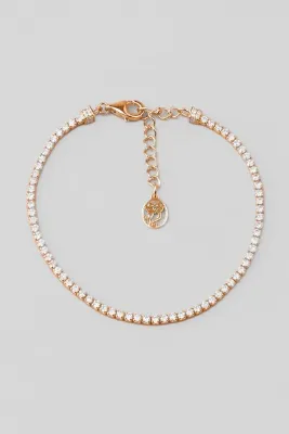 So CHIC... 18 Ayar Rose Altın Kaplama Gümüş 19 Cm Su Yolu Bileklik