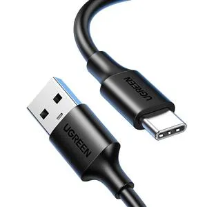 UGREEN USB-C to USB-A 3A QC Hızlı Şarj Kablosu 1 Metre - Siyah