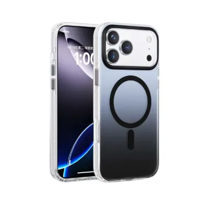 Piili iPhone 17 Pro Gradient Magsafe Kılıf - Siyah