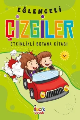 Eğlenceli Çizgiler - Etkinlikli Boyama Kitabı