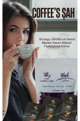 COFFEE'S ŞAH Fonksiyonel Bitkisel Kahve | Moringa, Hindiba Ve Reishi Ile Sağlıklı Başlangıçlar
