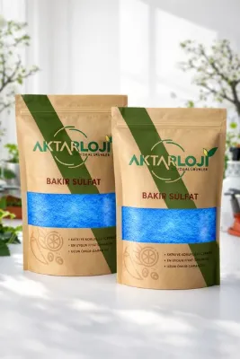 aktarloji 2 Adet 200 Gr ( Toplam 400 Gram ) Bakır Sülfat / Göz Taşı