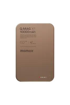 Momax Q.Mag X1 ÇÖL TİTANYUM Magnetic Wireless Power Bank 10000mAh - Gen 2