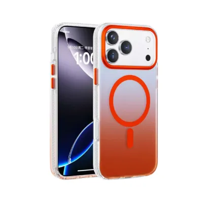 Piili iPhone 17 Pro Gradient Magsafe Kılıf - Turuncu