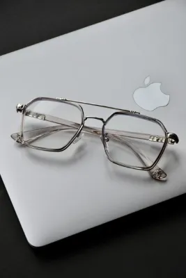 LOOKUP DENEB- Mavi Işık Koruyucu Gözlük Unisex Ekran Gözlüğü Optik Uyumlu Camı Değişir Vintage Füme Çerçeve