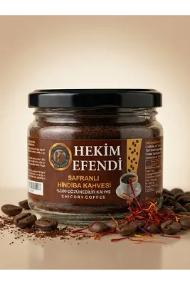 HEKİM EFENDİ Hindiba Kahvesi -Safranlı- (40 kullanım ) Net :100 gr