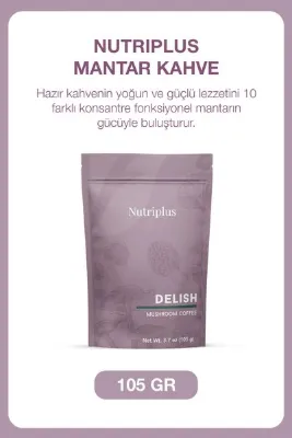Farmasi Nutriplus Mantar Kahve 105 gr | 10 Fonksiyonel Mantar Hindiba ve BENEO® İnülin İçeren Vegan Kahve