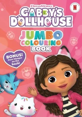 Gabby's Dollhouse Jumbo Colouring Book