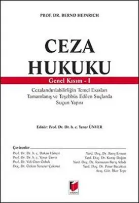 Ceza Hukuku Genel Kısım - 1