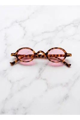 WATCHOFROYAL Royal Eyewear RE012 Leopar Pembe Güneş Gözlüğü